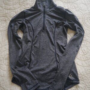 Dark blue Reebok athletic jacket